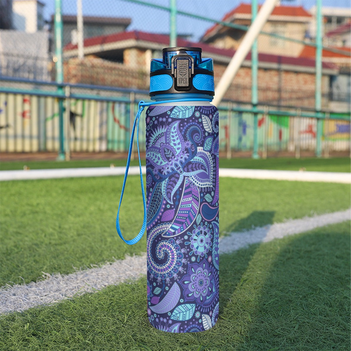 32oz Filtered Sports Water Bottle - Paisley
