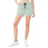Womens Printed Beach Shorts - Fresh Ferns