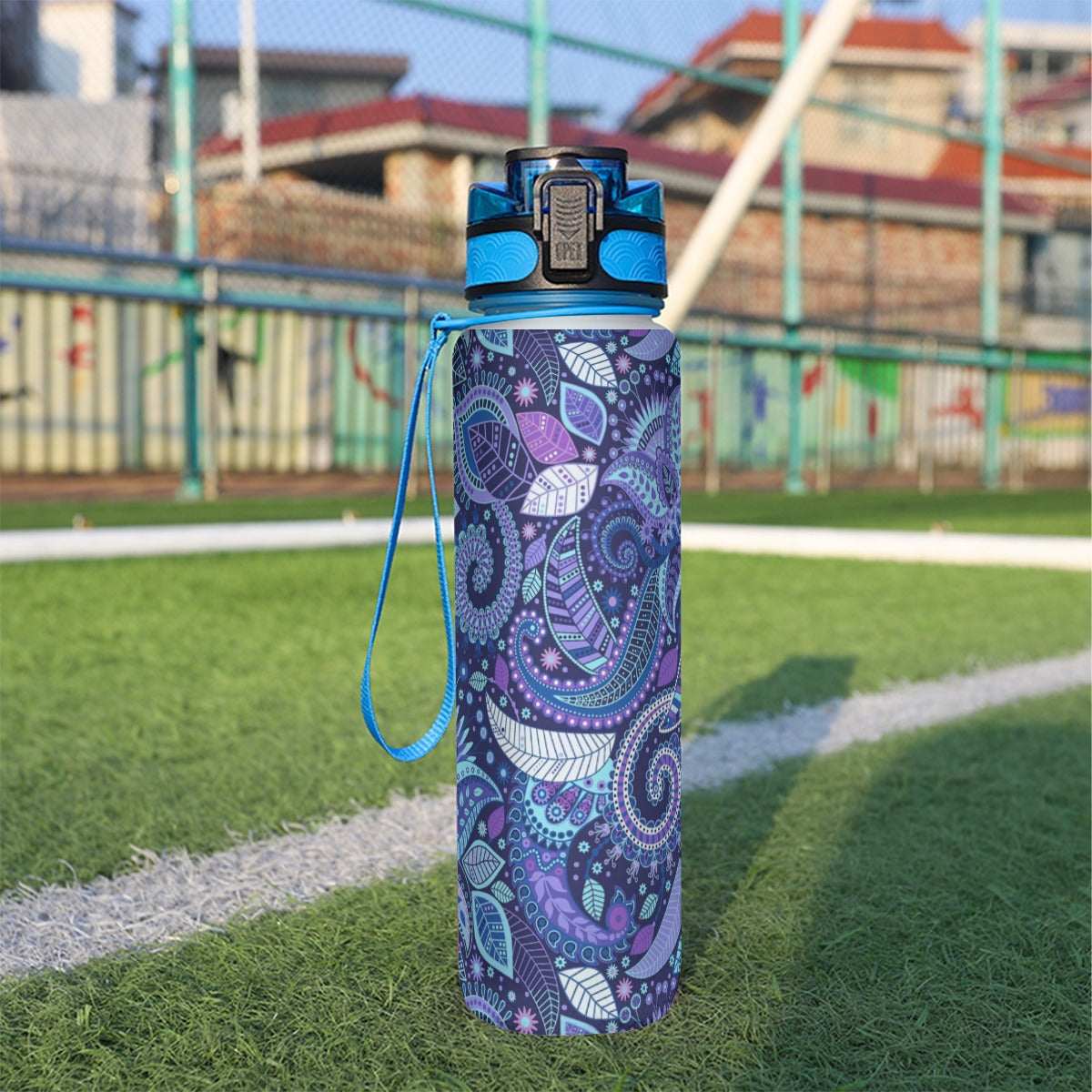 32oz Filtered Sports Water Bottle - Paisley