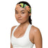 Women's Printed Headband - Tropical Print in Melon