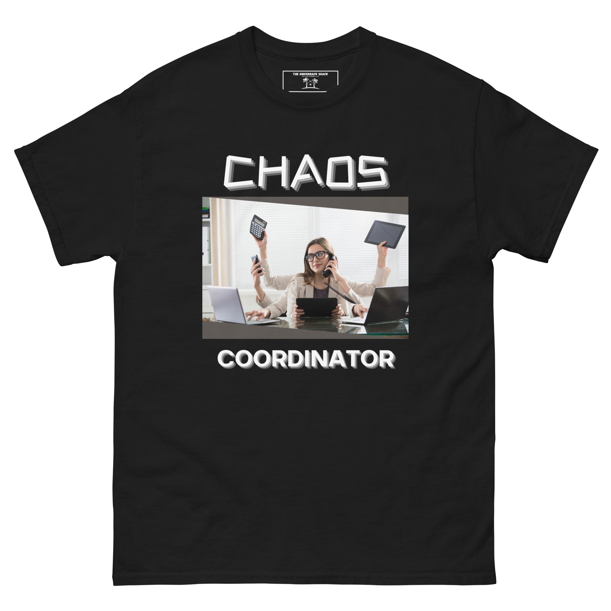 Classic Tee - Chaos Coordinator (Dark Colors)