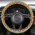 Steering Wheel Cover with Anti-Slip Insert - Aztec Print