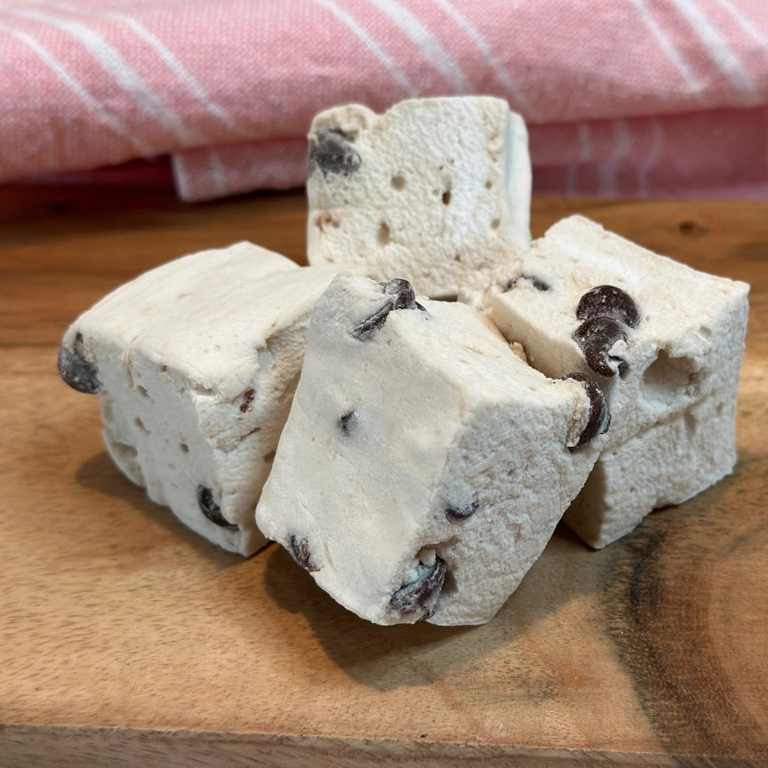 Chocolate Chip Cookie Dough Marshmallows