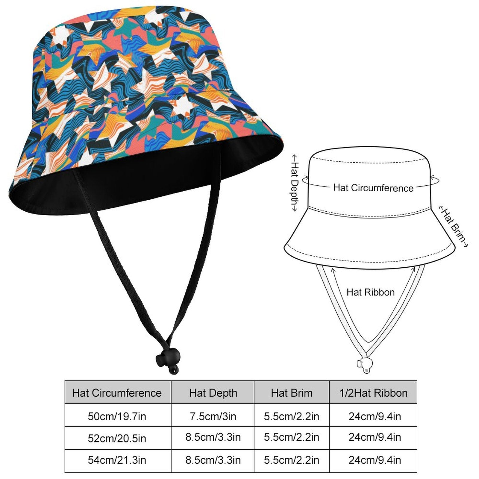 Kid's Bucket Hat - Stellar Swirls