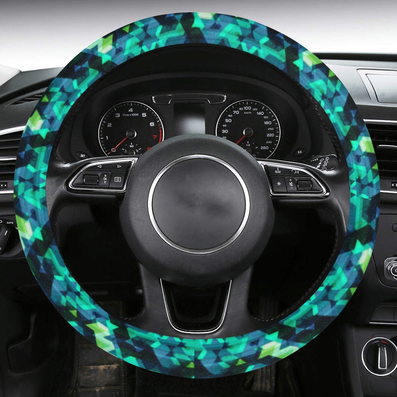 Steering Wheel Cover with Anti-Slip Insert - Netrunner