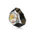 Women's Classic Leather Strap Watch - Brushstrokes on Silk