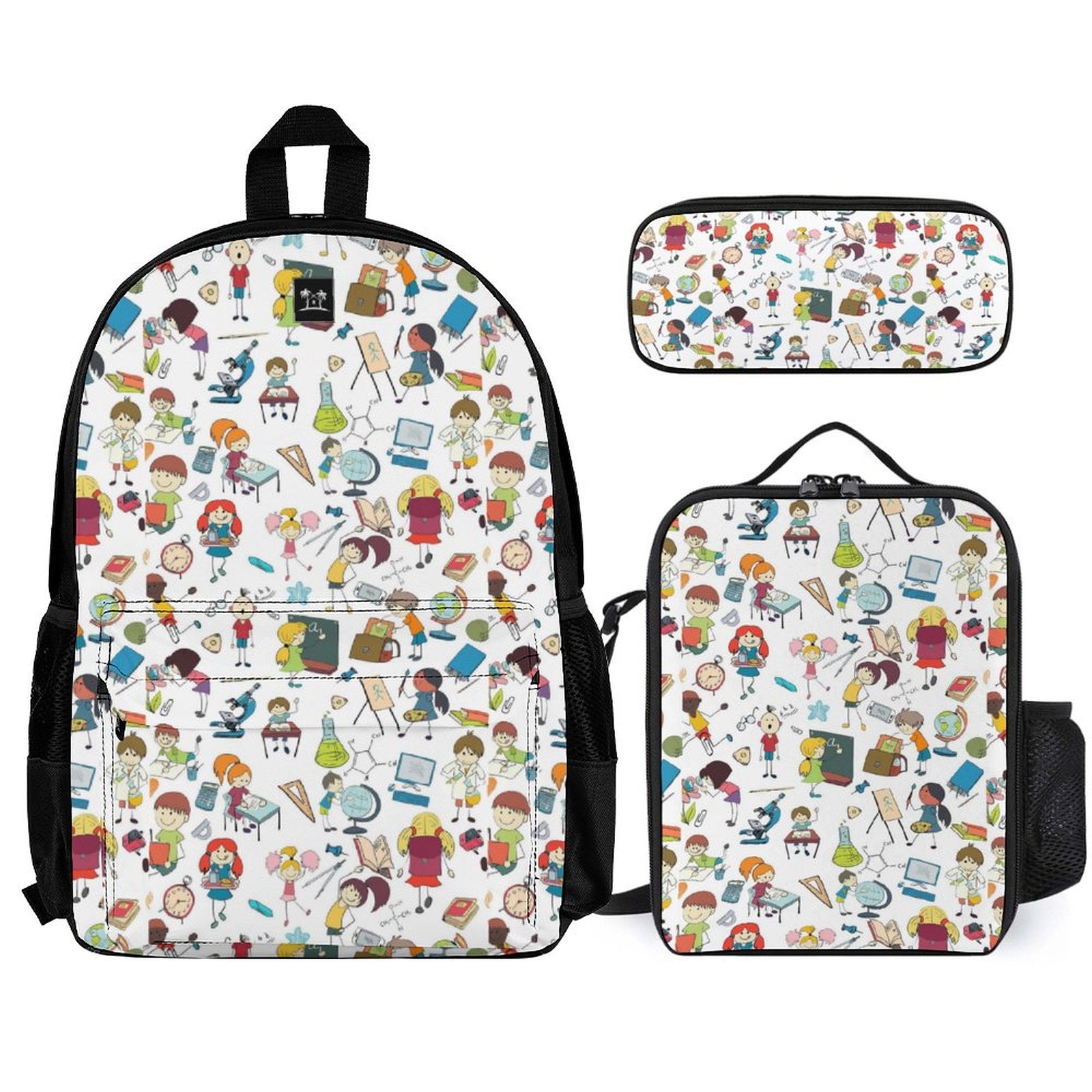 3-Piece Back-to-School Bag Set - School Daze