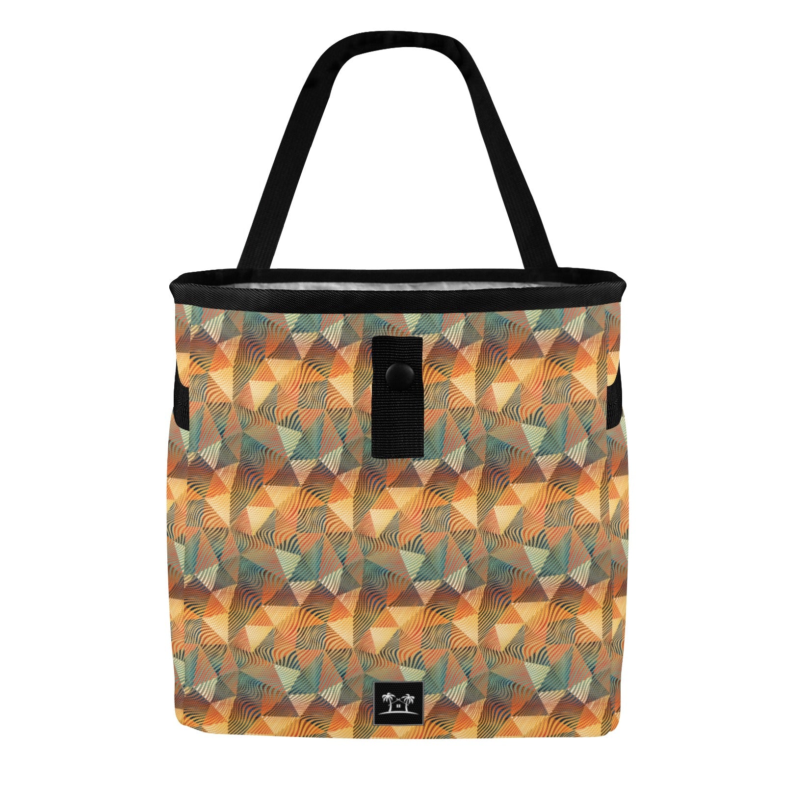 Car Trash Bag - Geometric Waves