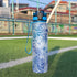 Bouteille d'eau de sport filtrée de 32 oz - Empreintes digitales