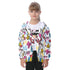 Kid's Heavy Fleece Zip Up Hoodie - Graffiti