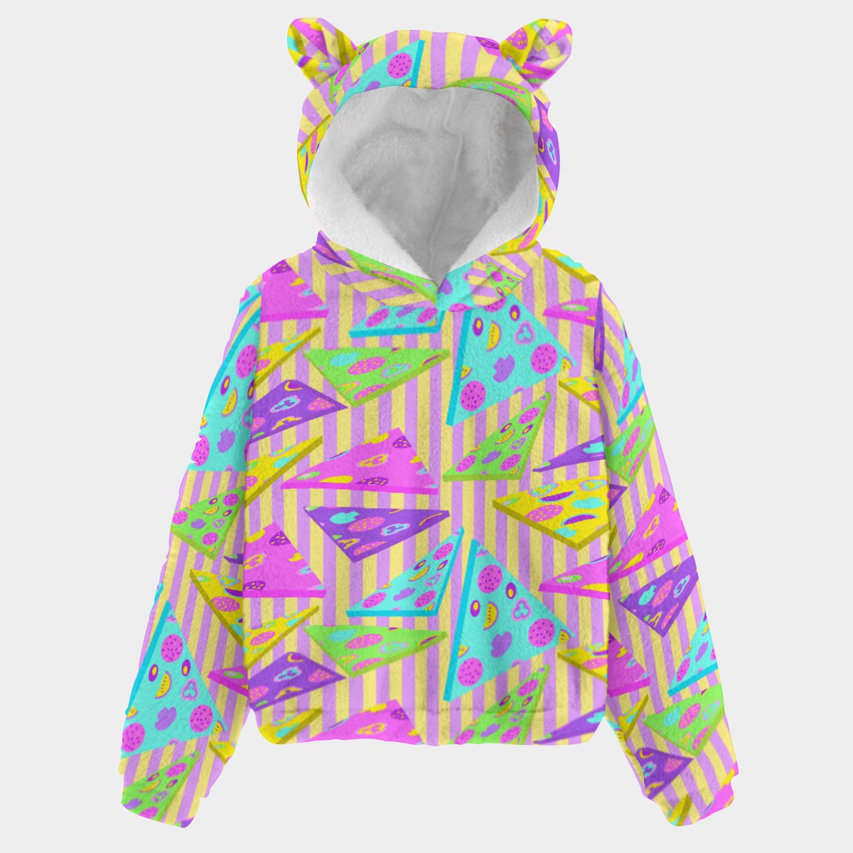 Kid’s Borg Fleece Sweatshirt With Ears - Mystic Pizza