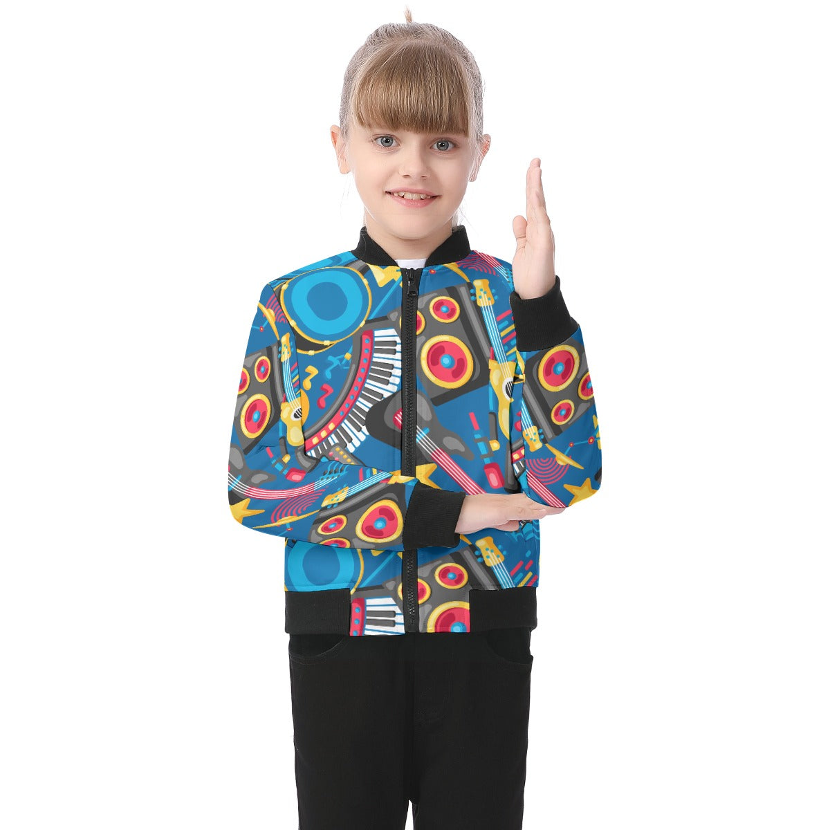 Kids' Bomber Jacket - Music Machine