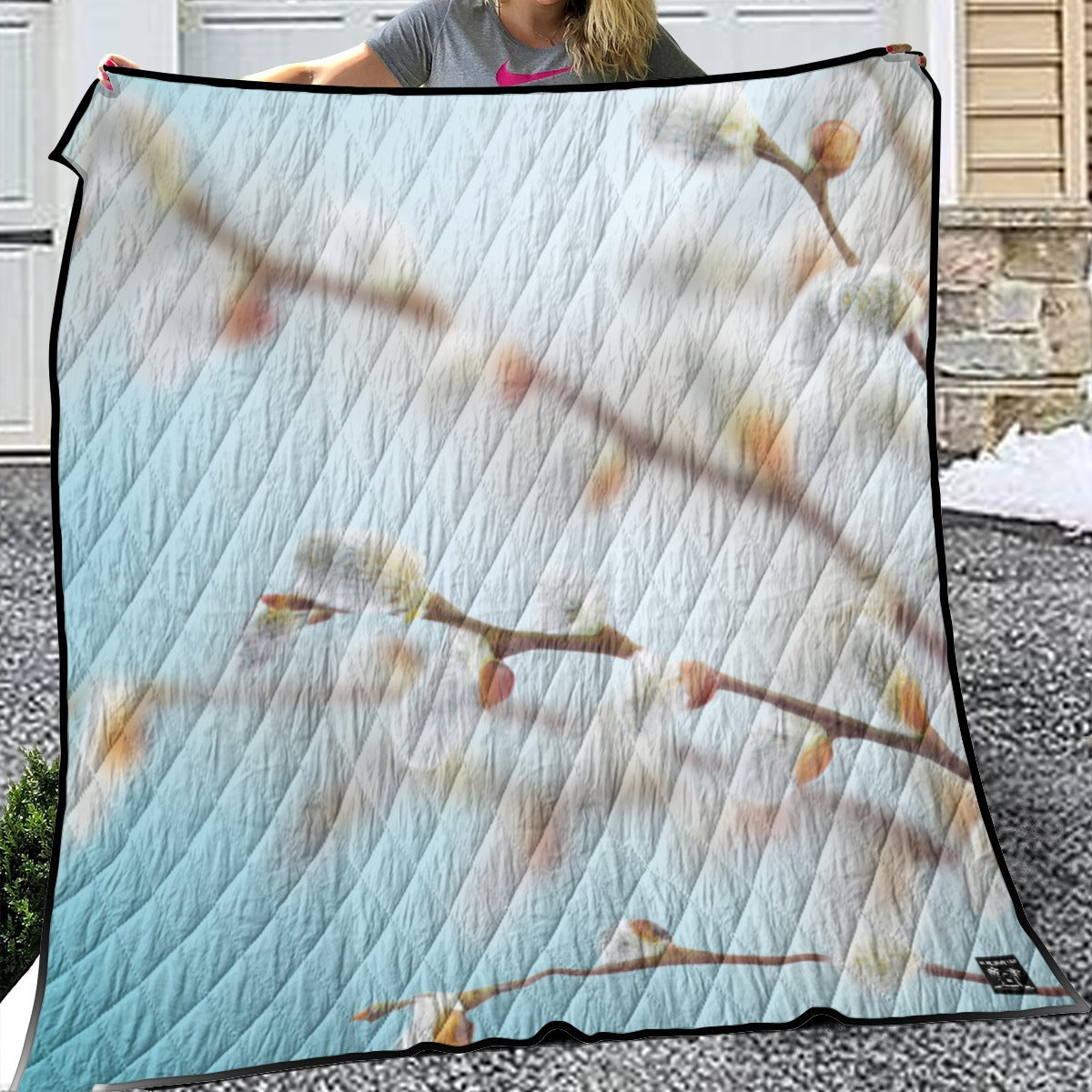 Edged Lightweight Breathable Quilt - Willow