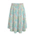 Printed Maxi Skirt with Pockets - Tropical Print in Pastels