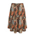 Printed Maxi Skirt with Pockets - Leopards Eye