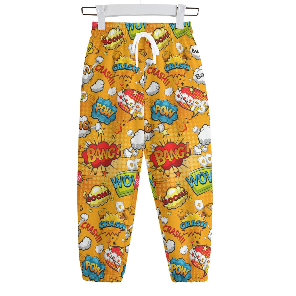 Kid's 310GSM Cotton Sweatpants - Comic Book Chaos