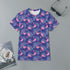 Kids 180GSM Cotton All-Over Print T-Shirt - Flamingo Frolic