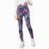 Kids' Printed Leggings - Lace Butterflies (Purple)