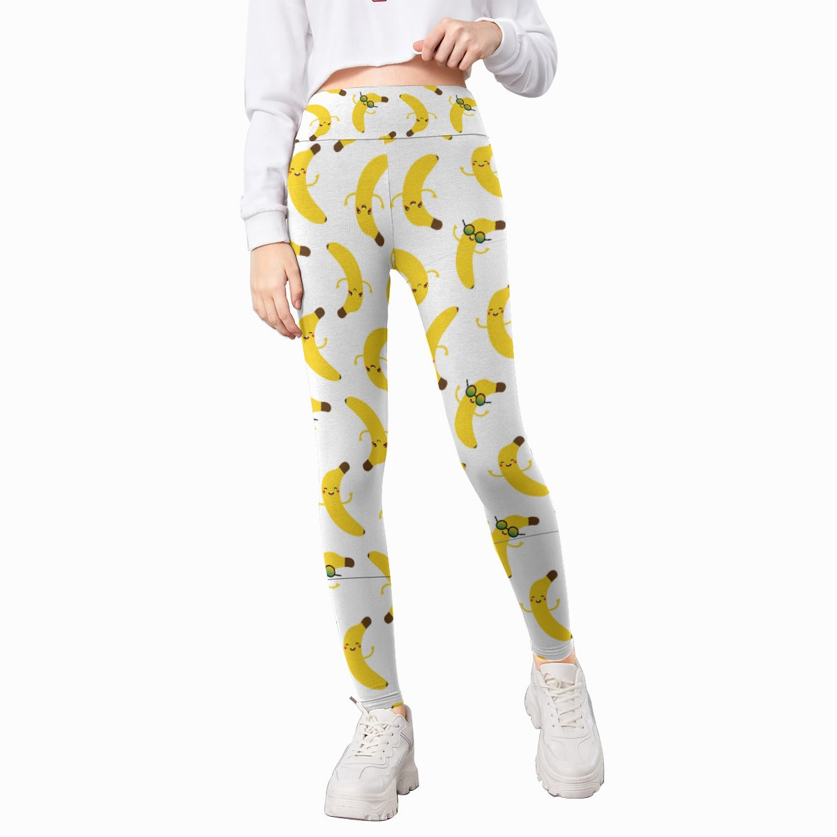 Kids' Printed Leggings - Going Bananas