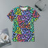 Kids 180GSM Cotton All-Over Print T-Shirt - Grunge Graffiti