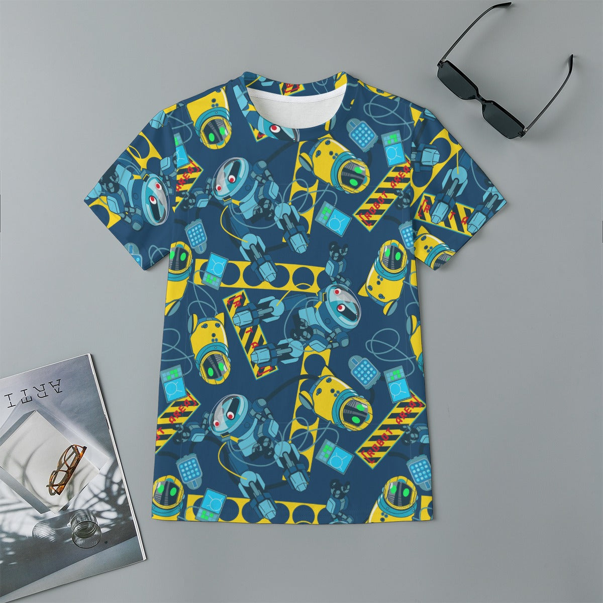 Kids 180GSM Cotton All-Over Print T-Shirt - Assembly Line