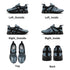 Mens New Elastic Sport Sneakers - Blue Gothic