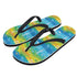 Womens Flip Flops - Frolic by the Seashore