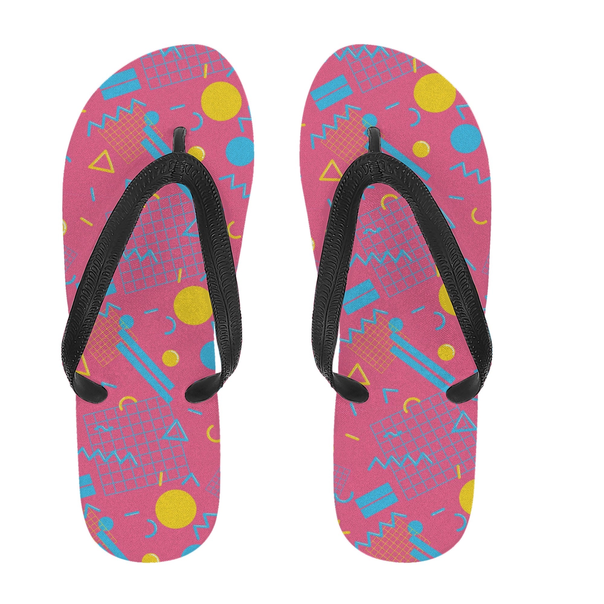 Womens Flip Flops - 1984 Pink