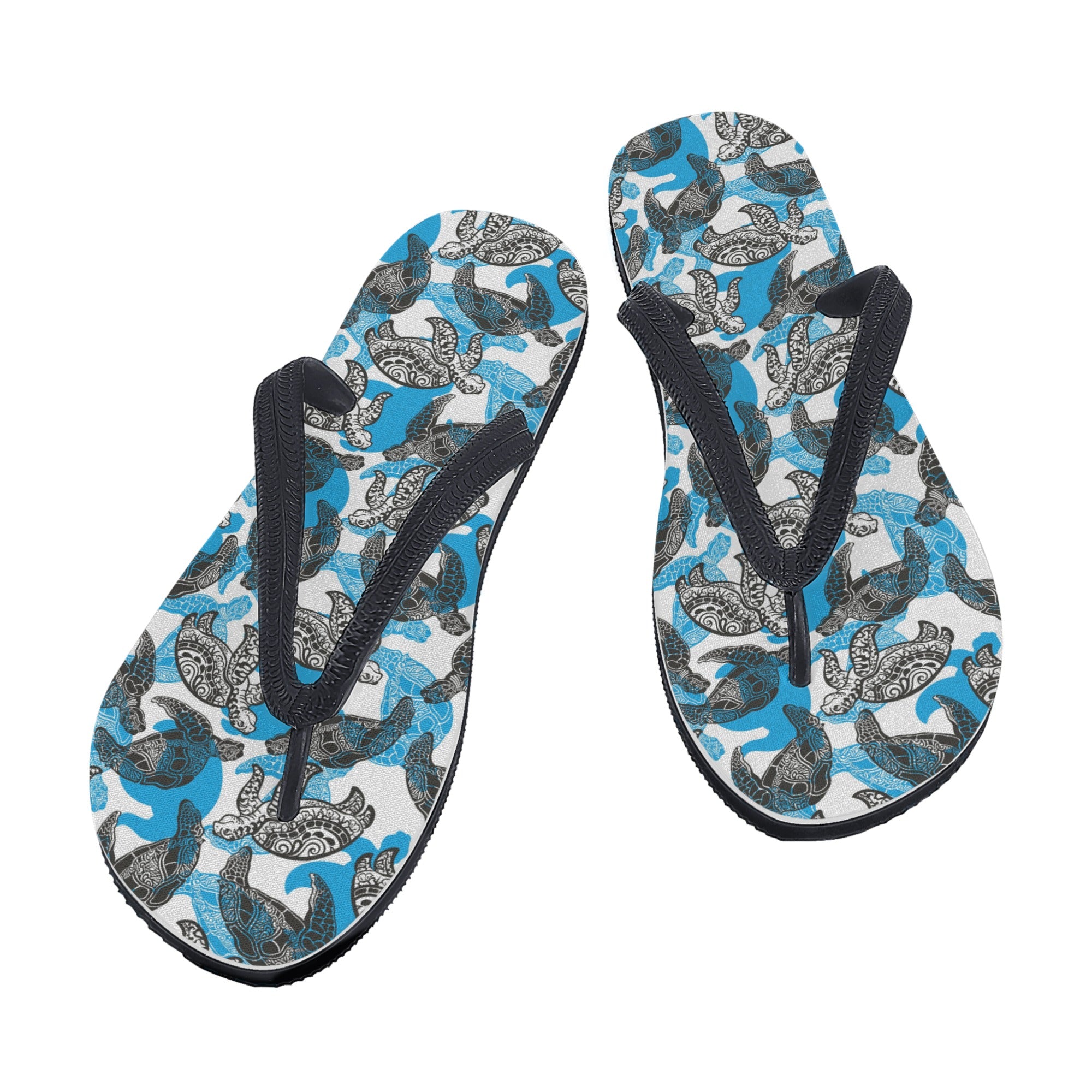 Mens Flip Flops - Sea Turtles