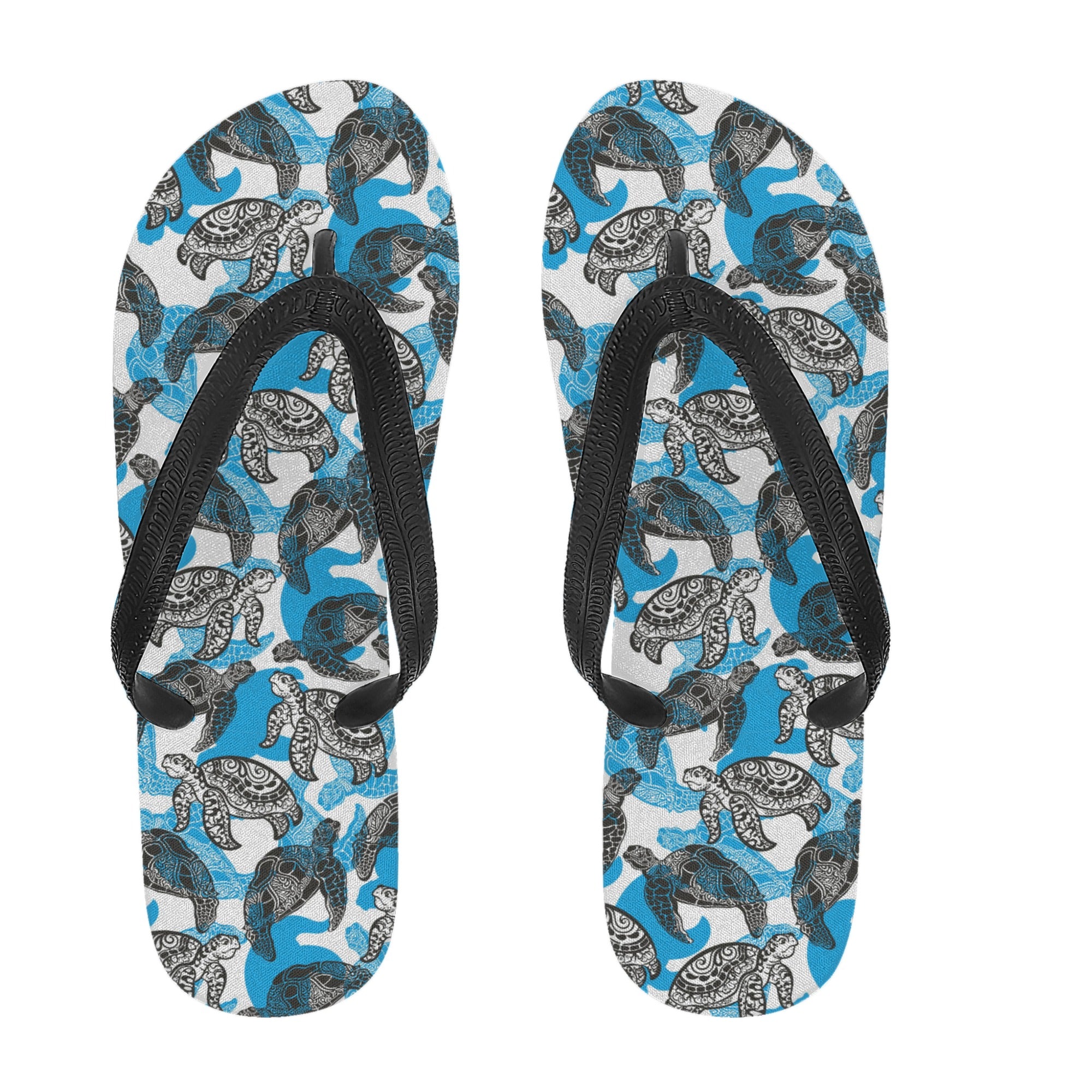 Mens Flip Flops - Sea Turtles