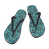 Mens Flip Flops - Summer by the Sea (Green)