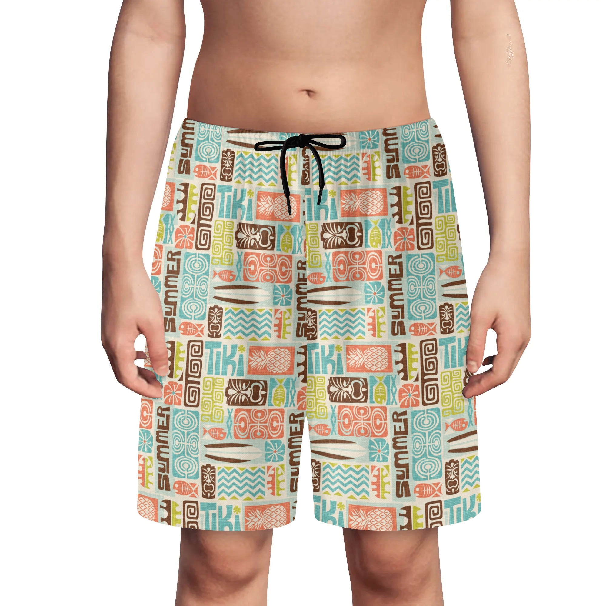 Shorts de playa ligeros para jóvenes - Tiki