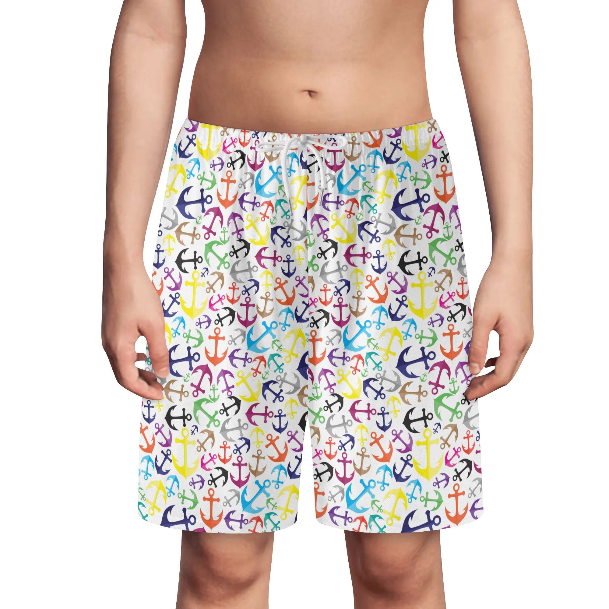 Youth Lightweight Beach Shorts - Anchors Away!