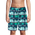 Youth Lightweight Beach Shorts - Tropical Palms Aqua