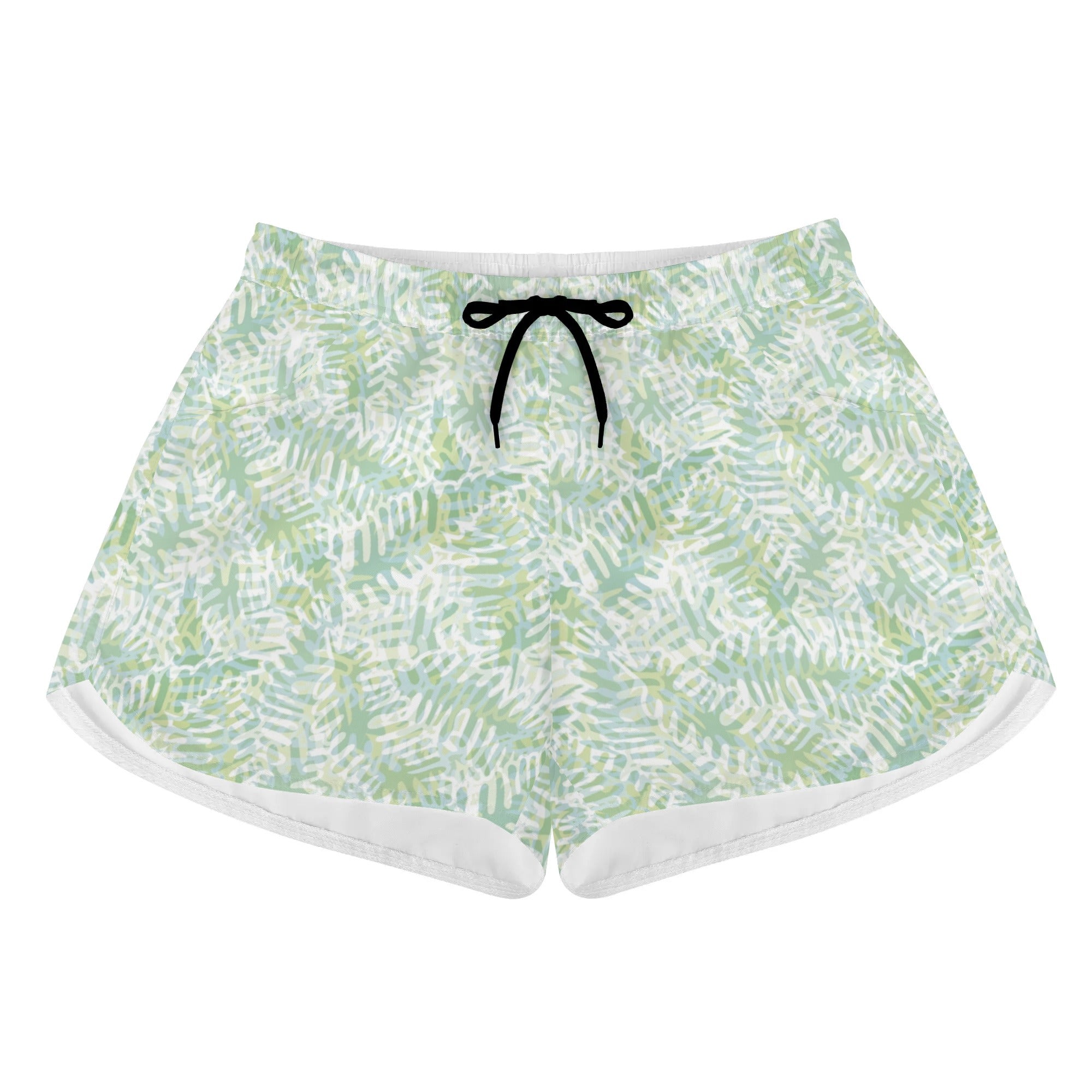 Shorts de playa estampados para mujer - Fresh Ferns