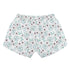 Womens Printed Beach Shorts - Eucalyptus Flowers