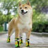Non-Slip Dog Socks - Geometric Neon in Citrus