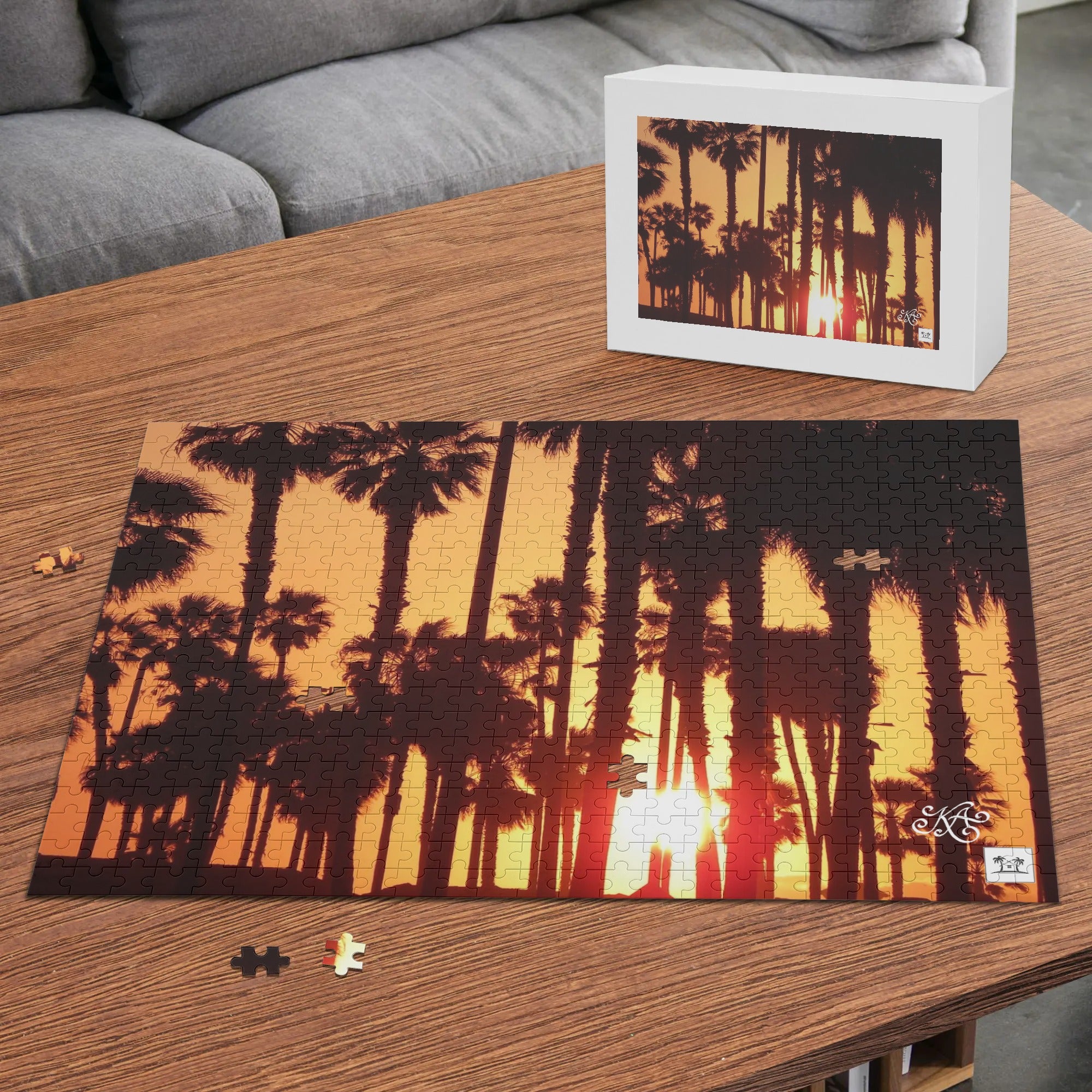 Wooden Jigsaw Puzzle (500 Pcs) - California Sunset