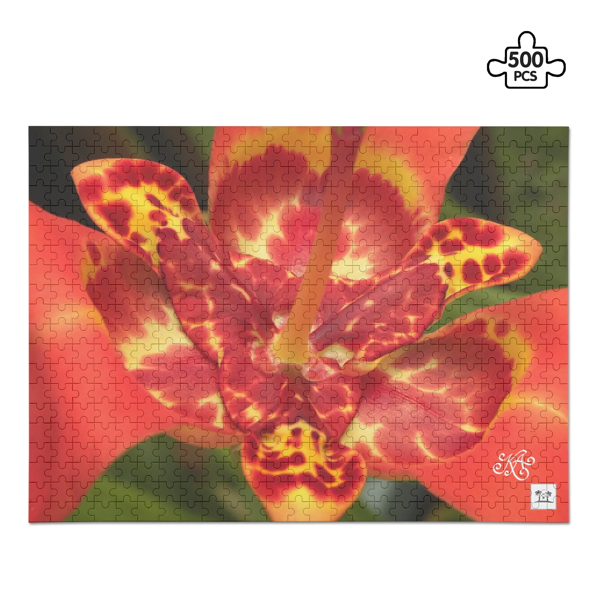 Wooden Jigsaw Puzzle (500 Pcs) - Mexican Daylily