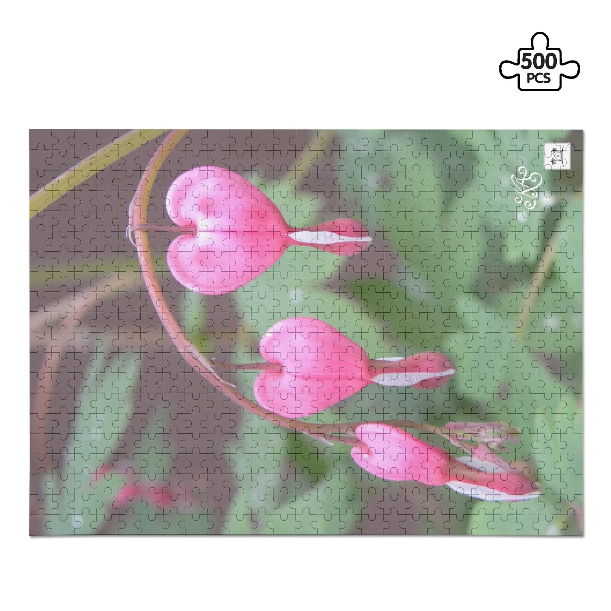 Wooden Jigsaw Puzzle (500 Pcs) - A Chain of Bleeding Hearts