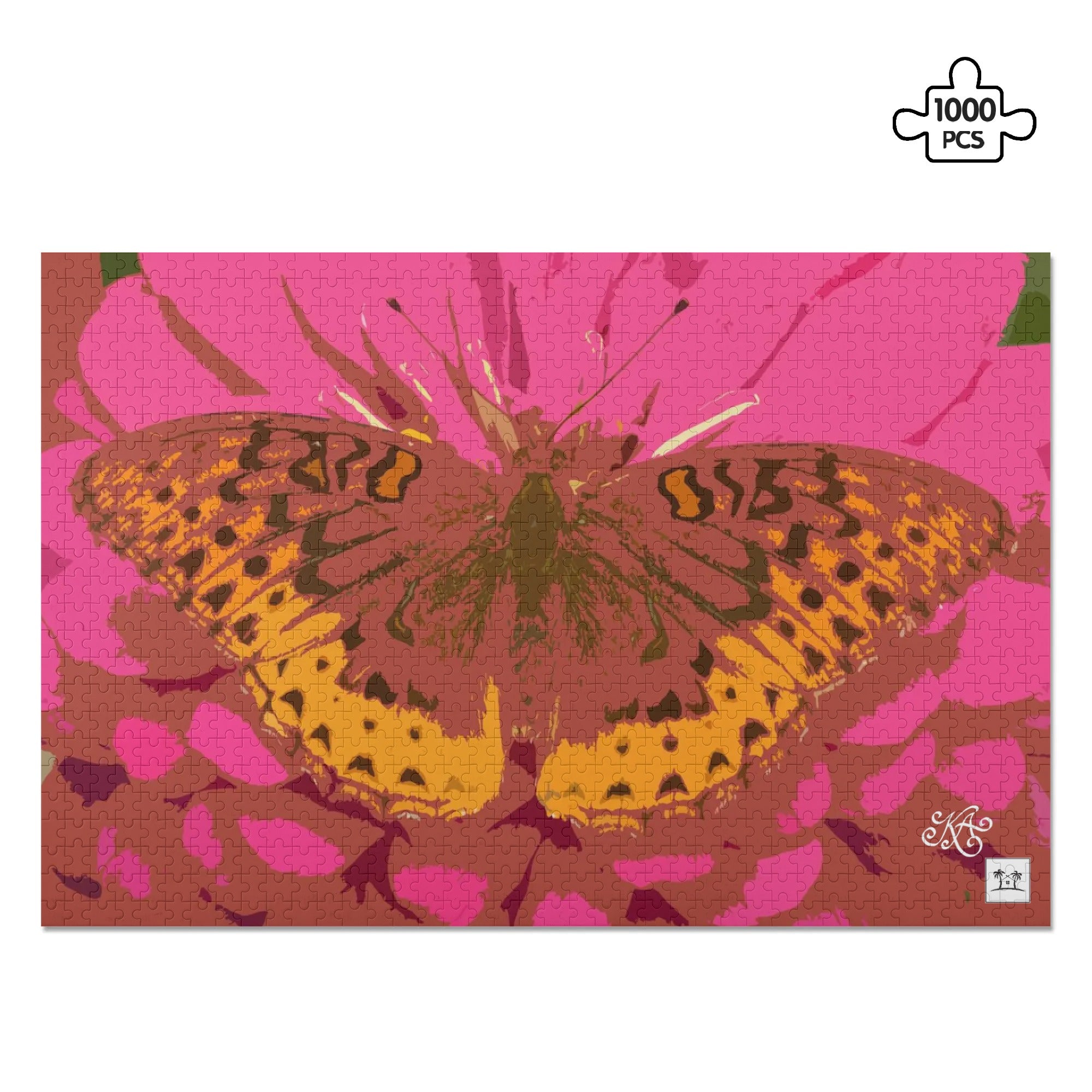 Wooden Jigsaw Puzzle (1000 Pcs) - Painted Lady