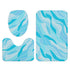 Three-Piece Bath Mat Set - Caribbean Waters