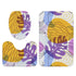 Three-Piece Bath Mat Set - Botany in Purple