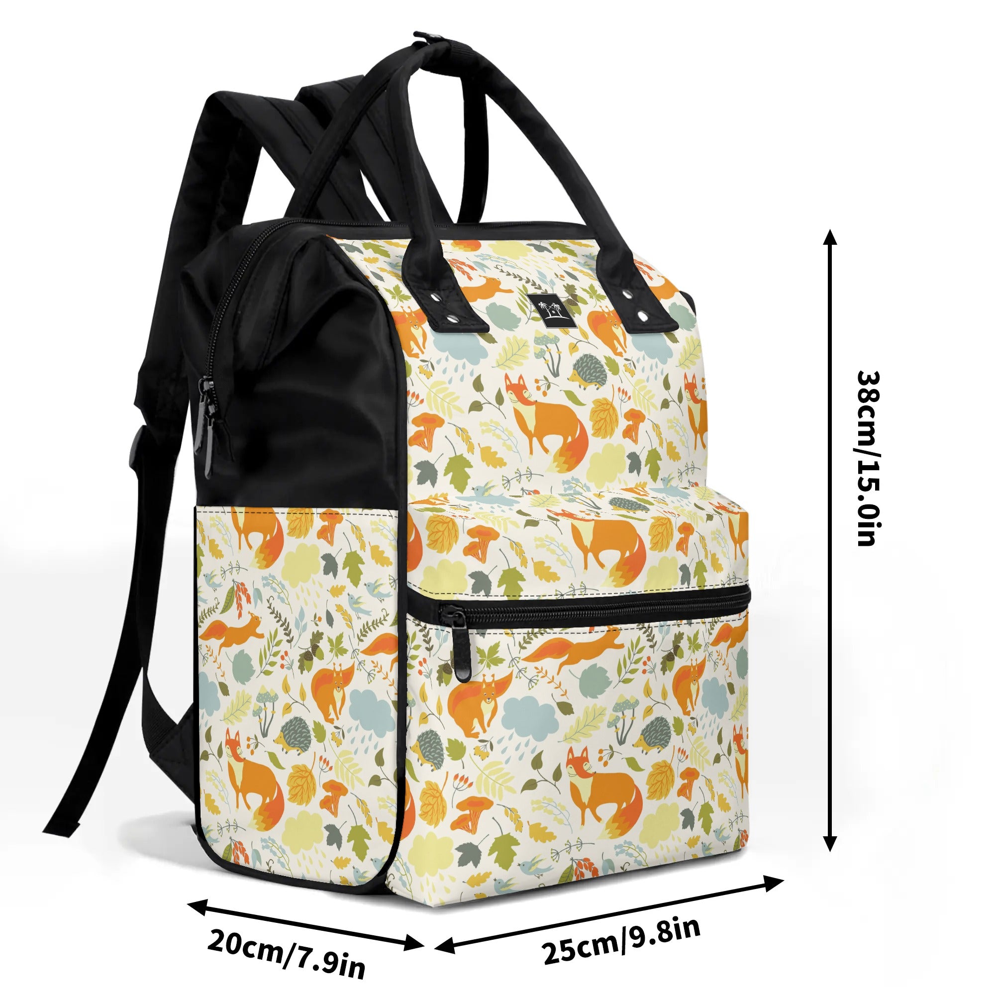 Large Capacity Diaper Backpack - Wild Things
