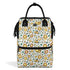Large Capacity Diaper Backpack - Smiley Sunflowers