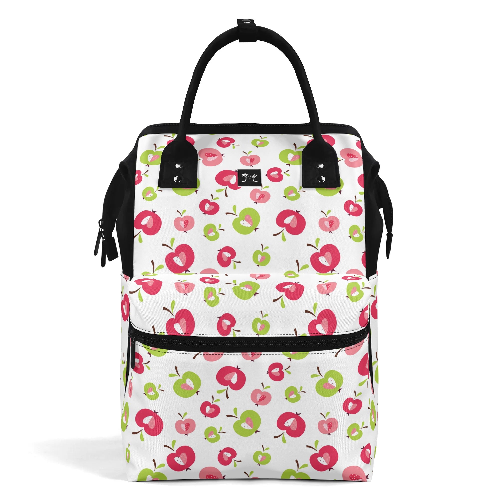 Large Capacity Diaper Backpack - Apples 2 Apples