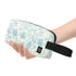 Printed Polyester Wristlet Purse - Seaweed