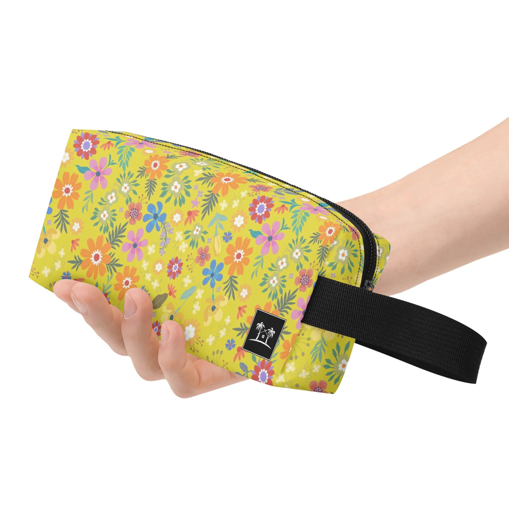 Printed Polyester Wristlet Purse - Bohemian Blossoms