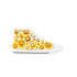 Chaussures montantes en toile pour enfants - Emojis