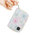 Womens Zippered Card Holder - Flower Power